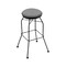 Holland Bar Stool Co 30" Swivel Bar Stool, Black Wrinkle, Graph Seat 302030BW020 - alternate 1